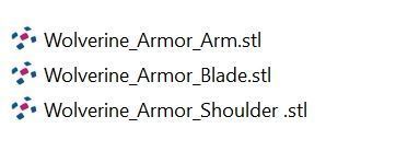 Wolverine armor Deadpool and Wolverine movie for 3D print 3D print model_4