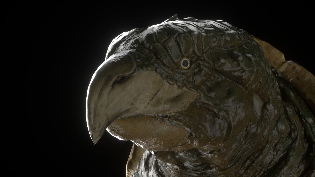 Turtle monster Free 3D model_2