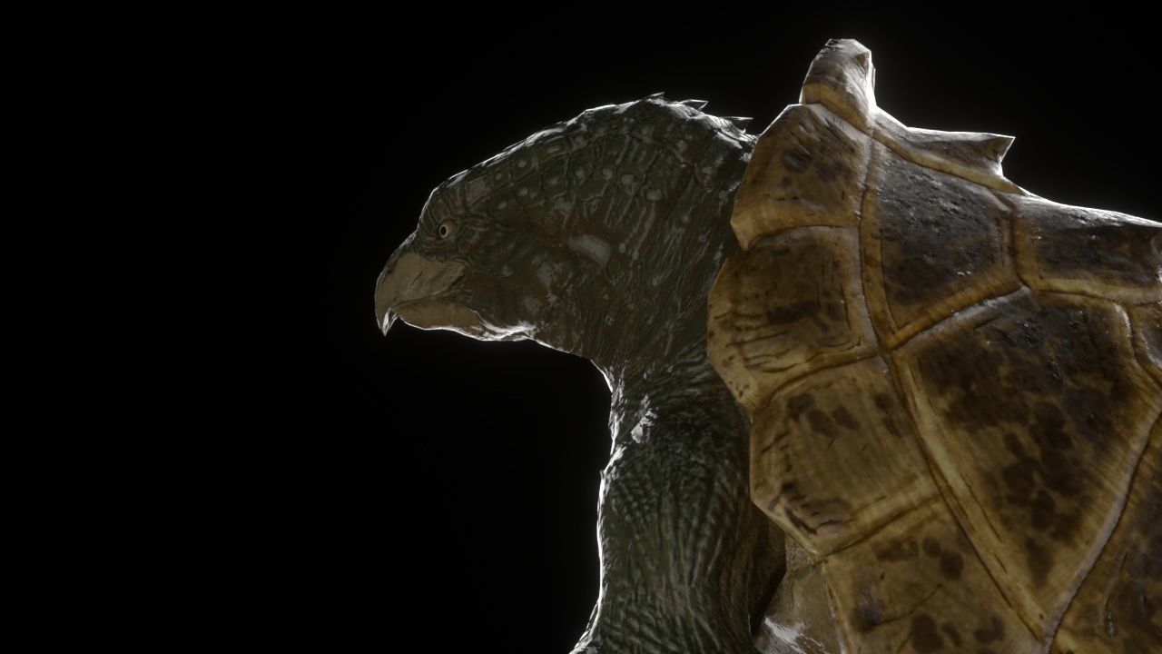 Turtle monster Free 3D model_6