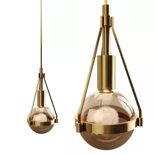 east ceiling Light with Dandelion 3D model