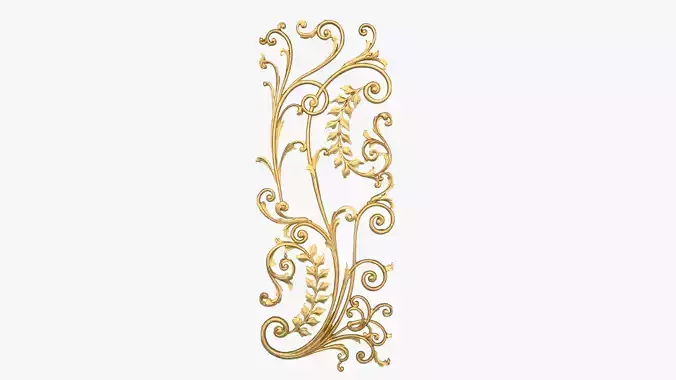 Classic decor ornament 255 3D model