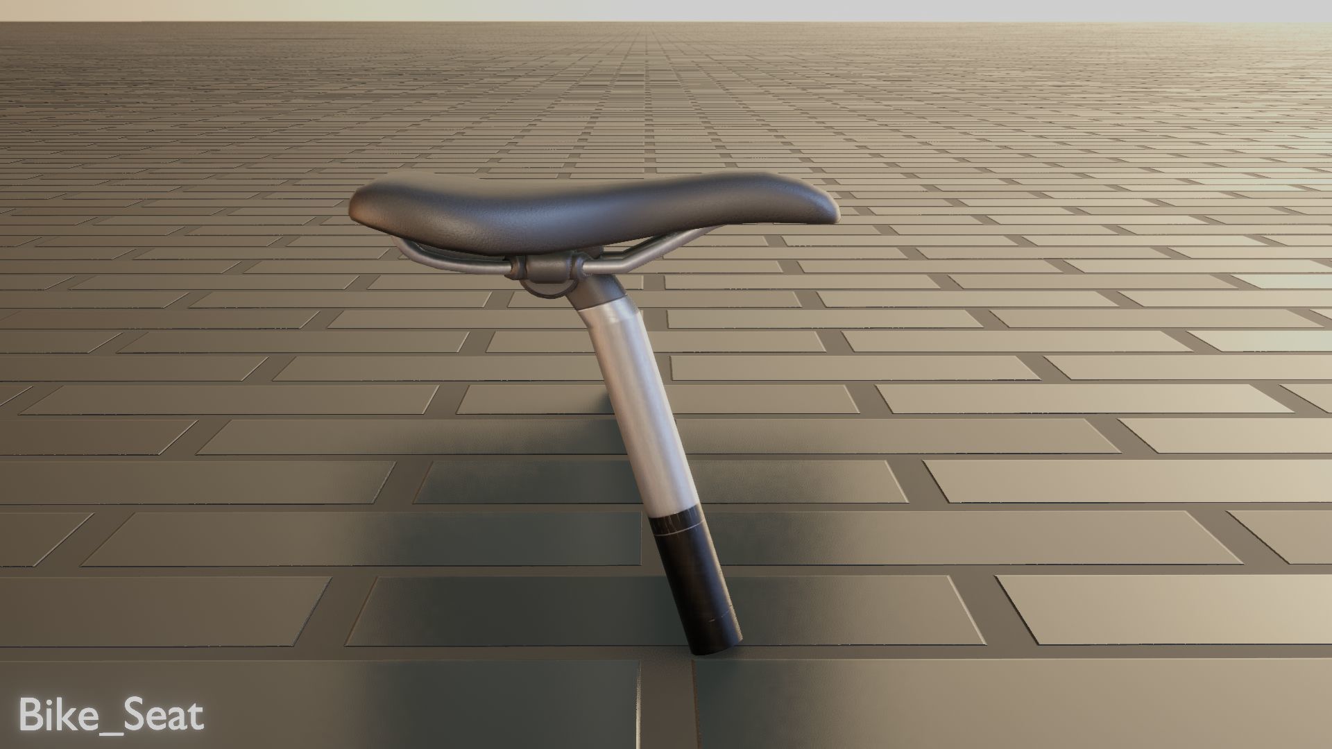 Low-Poly Cargo Bike Red Version Rigged Low-poly 3D model_63