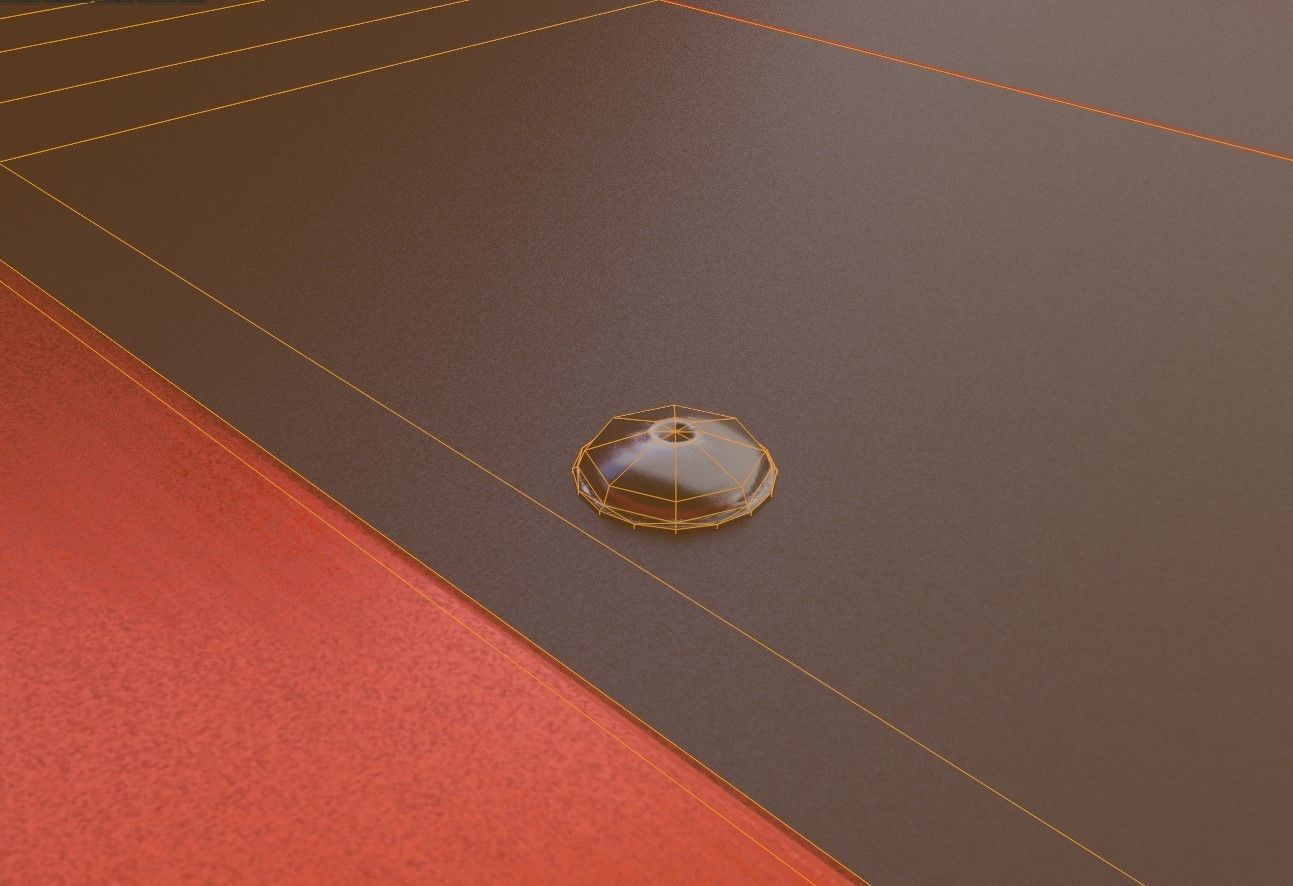 Low-Poly Cargo Bike Red Version Rigged Low-poly 3D model_15