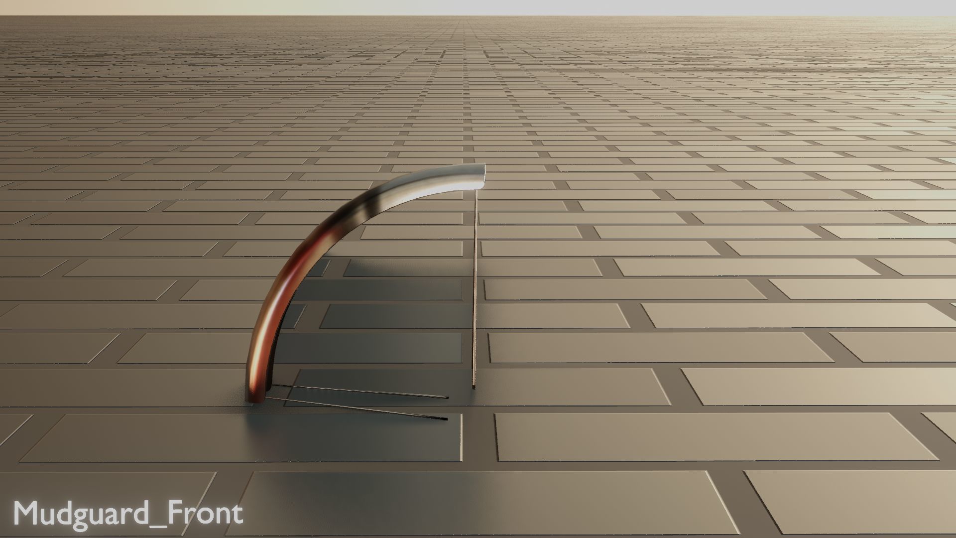 Low-Poly Cargo Bike Red Version Rigged Low-poly 3D model_73