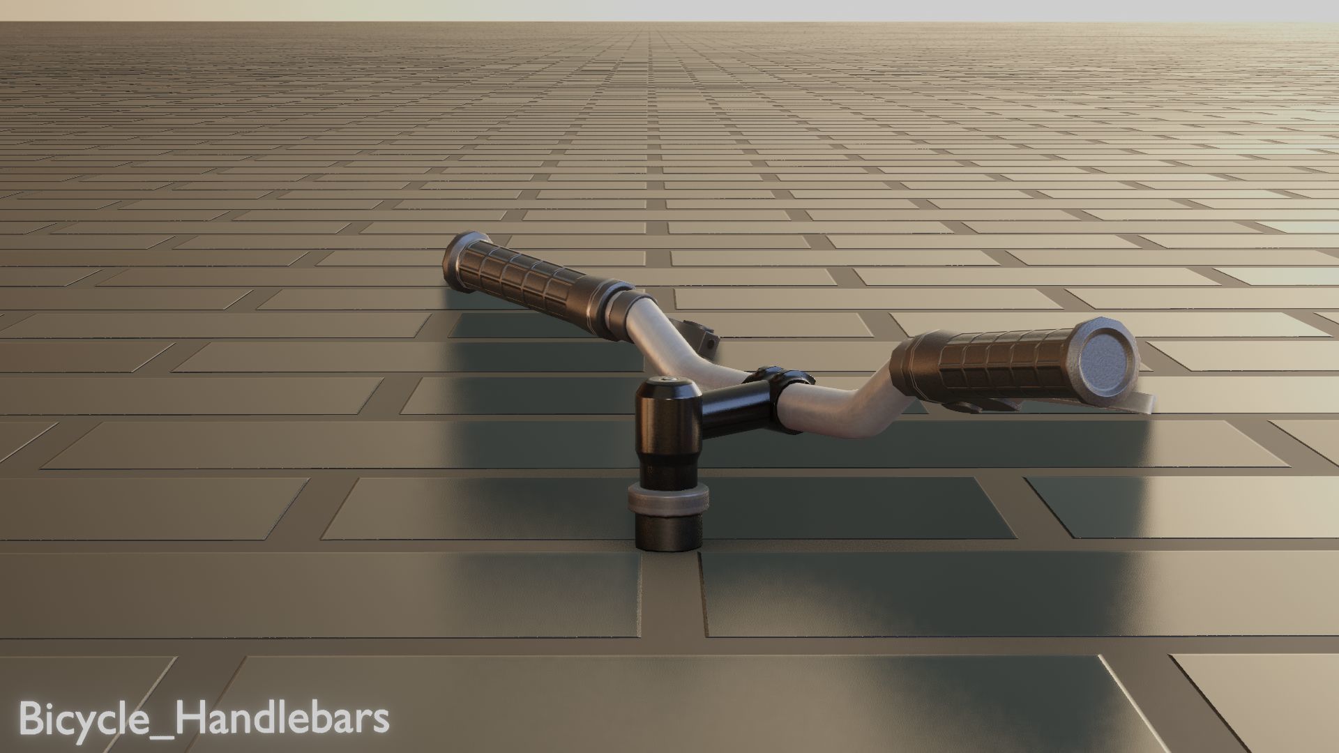 Low-Poly Cargo Bike Red Version Rigged Low-poly 3D model_61