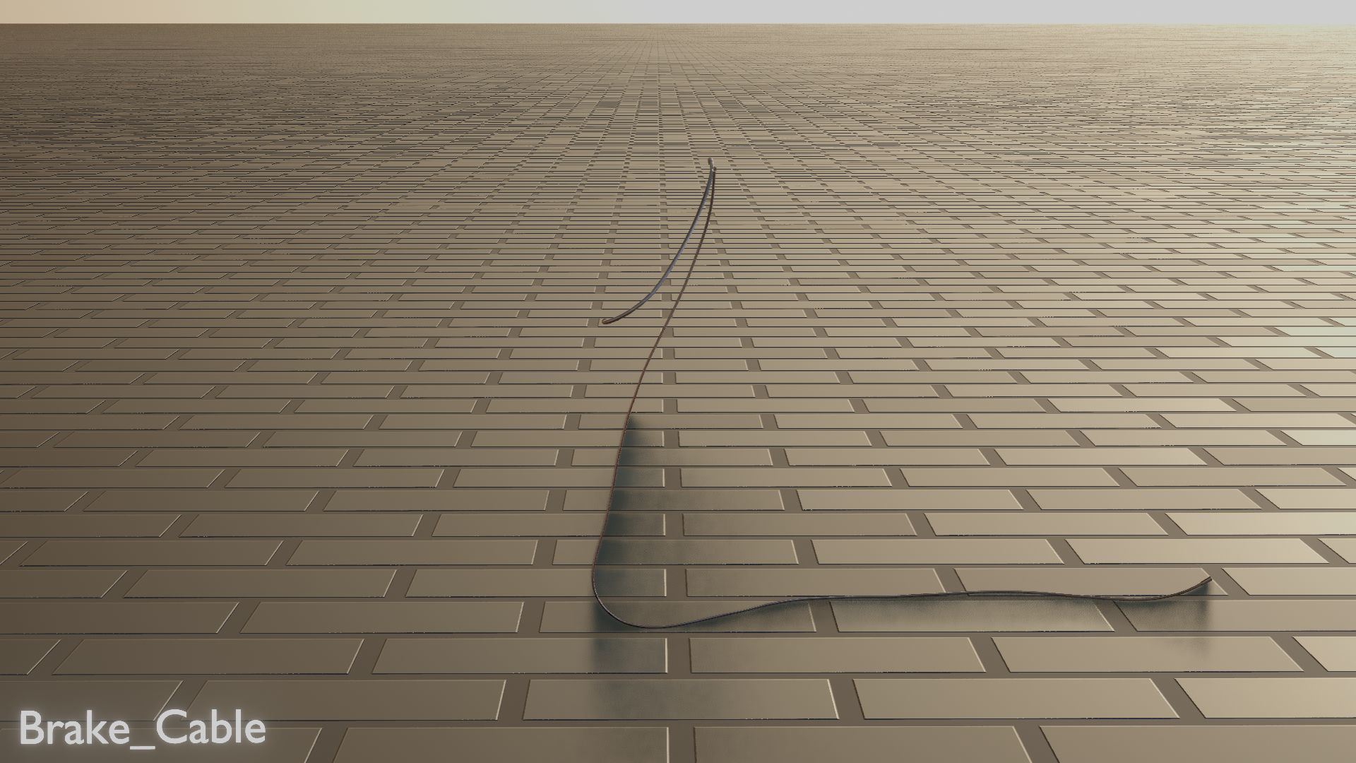 Low-Poly Cargo Bike Red Version Rigged Low-poly 3D model_64