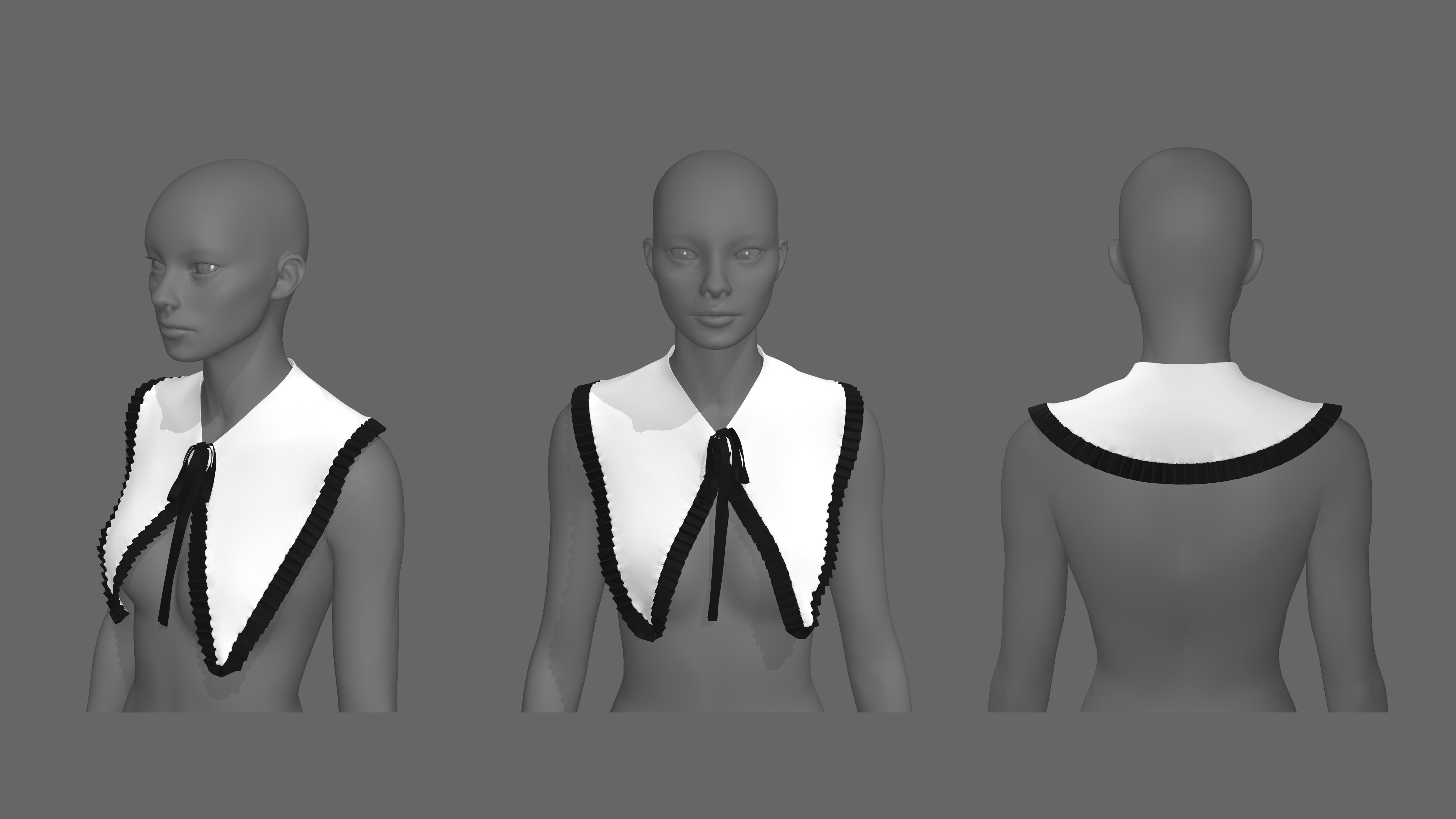 20 collar models 3D model | CGTrader