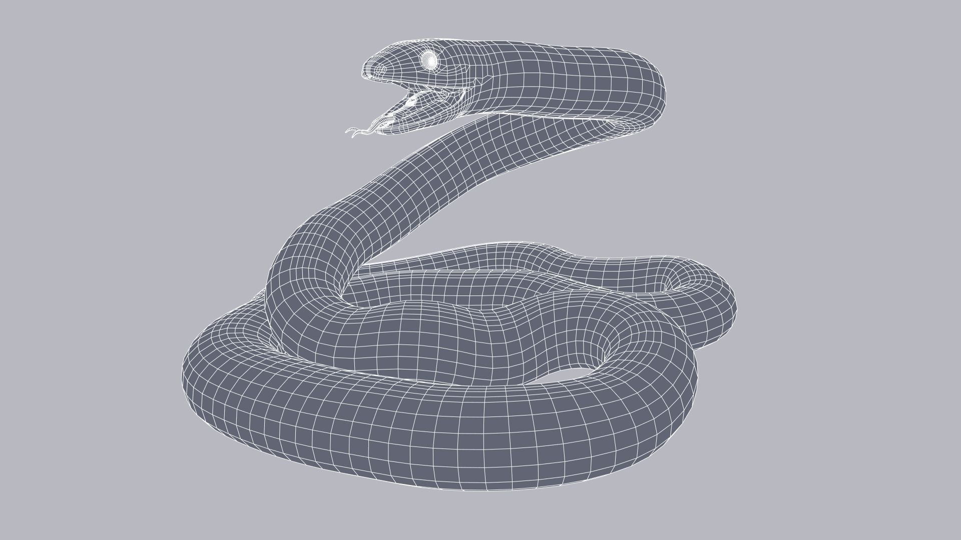 3D model Calabar Python - Static Poses VR / AR / low-poly | CGTrader