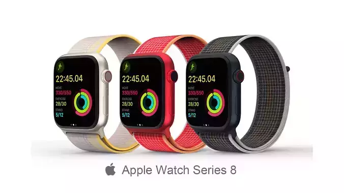Apple Watch Series 8 3D model