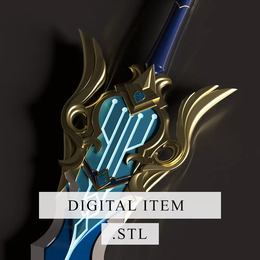 Genshin Impact - Song of Broken Pines - 3d file stl 3D print model_0