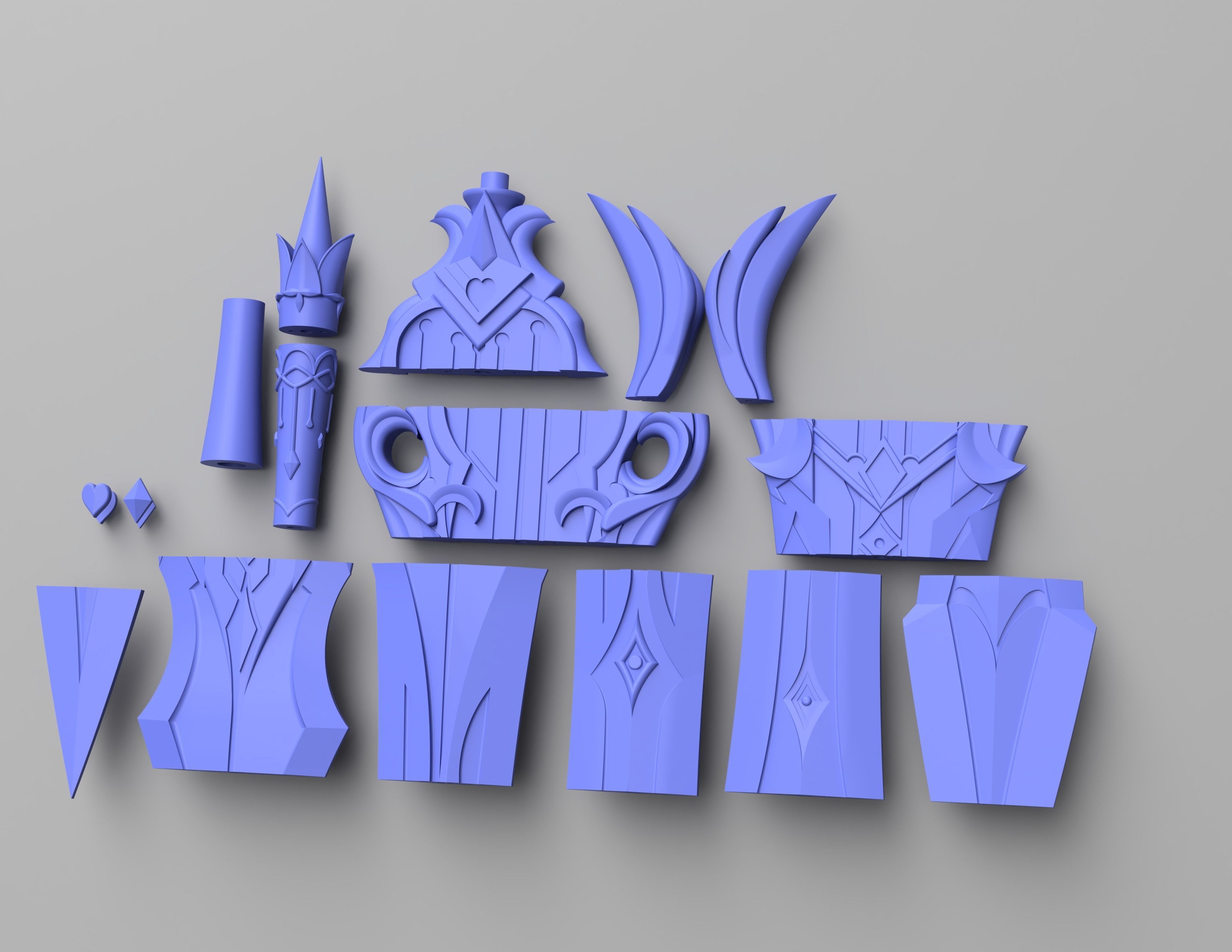 Genshin Impact - Song of Broken Pines - 3d file stl 3D print model_1