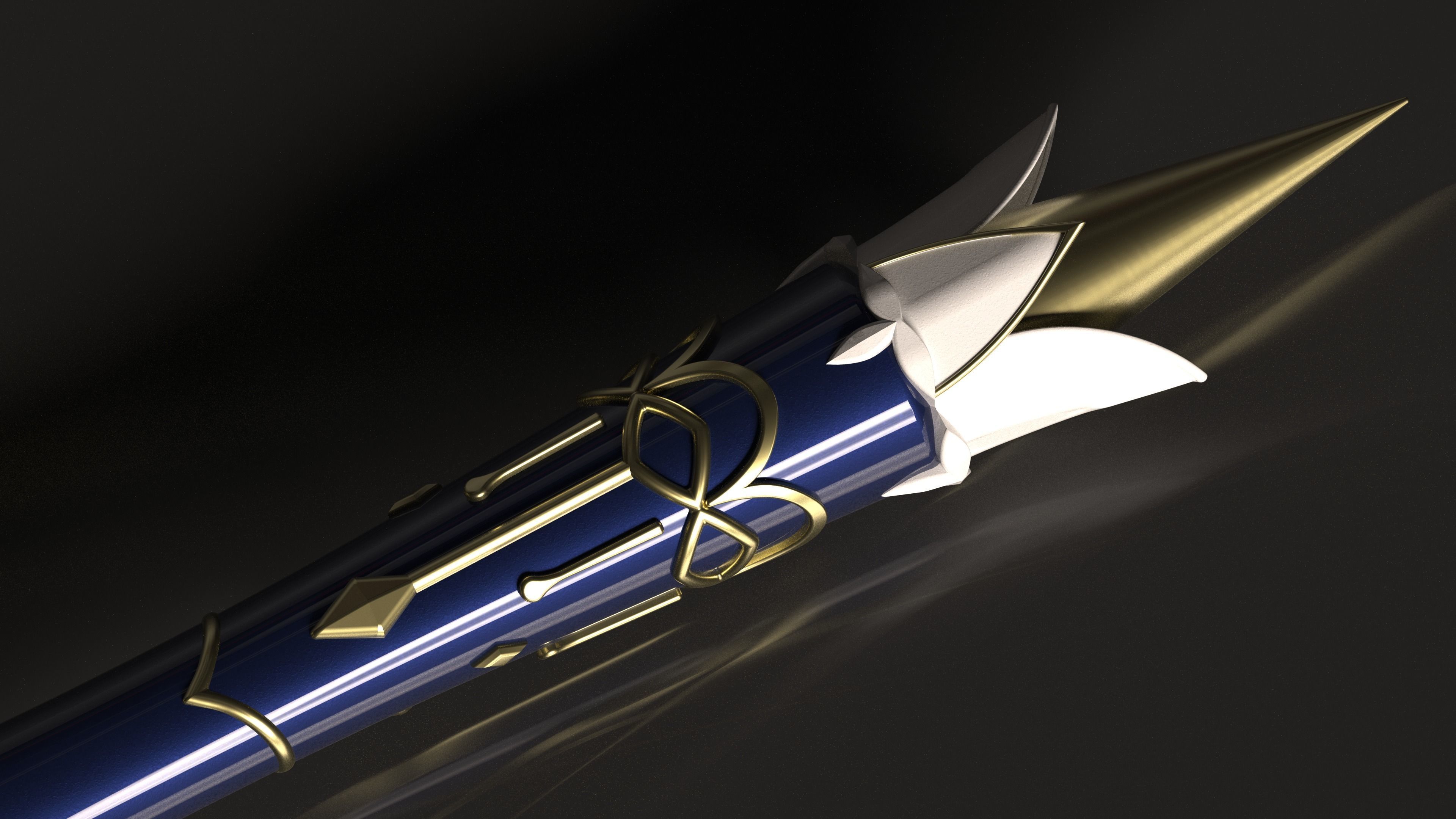 Genshin Impact - Song of Broken Pines - 3d file stl 3D print model_4