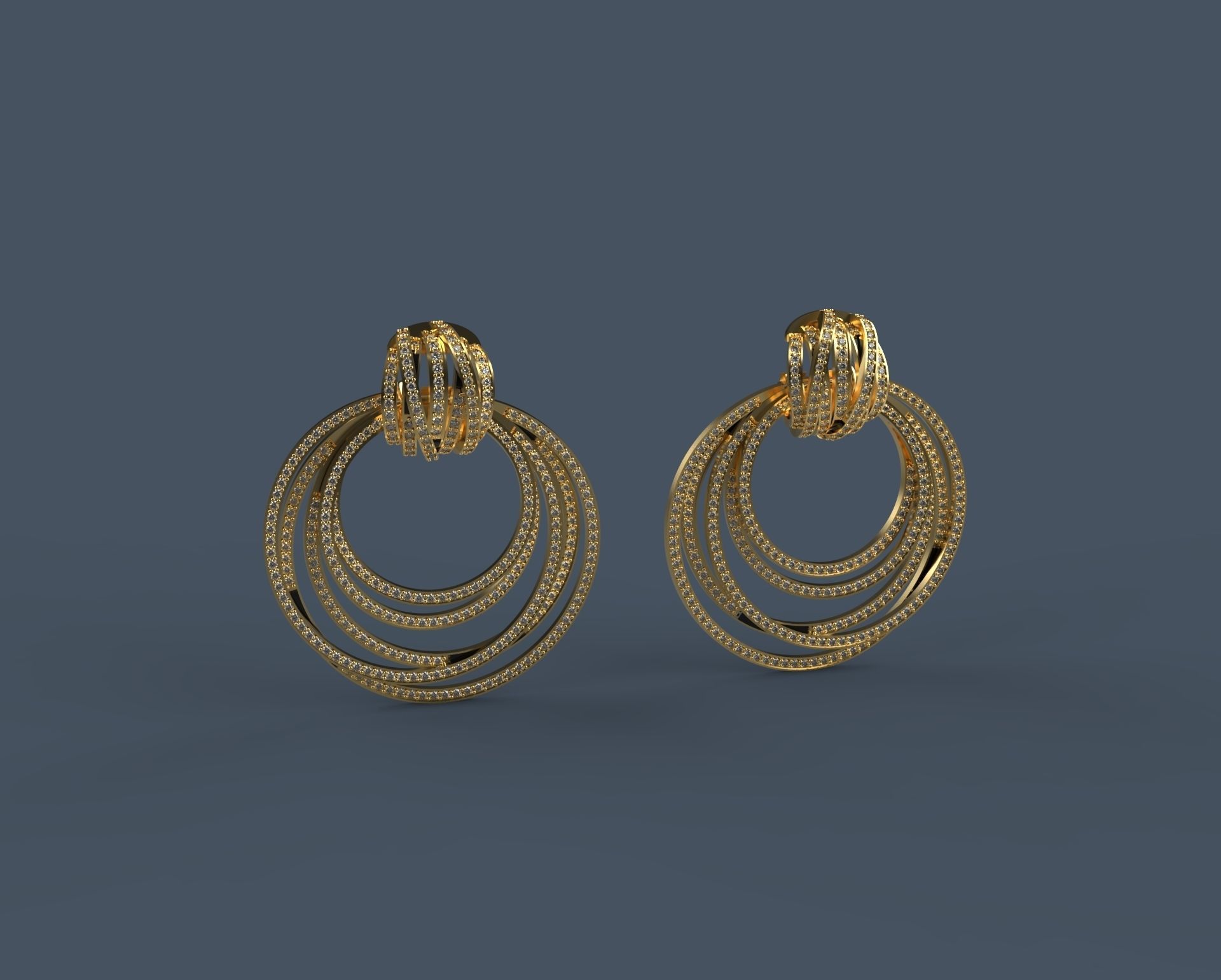 EARRING TOPS 3D print model_1