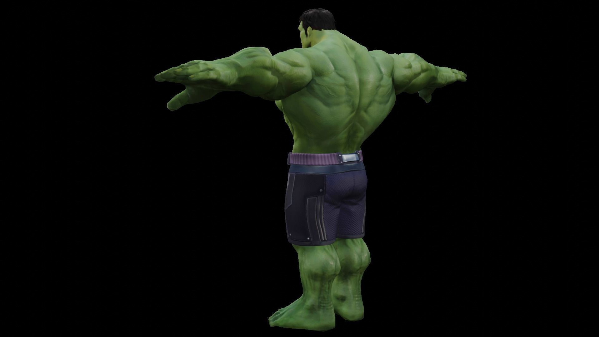 Hulk 3D Character Model 3D model_4