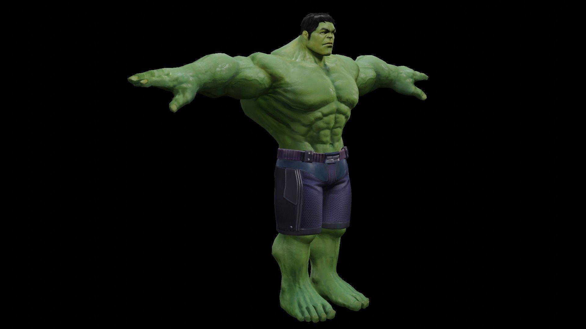 Hulk 3D Character Model 3D model_2