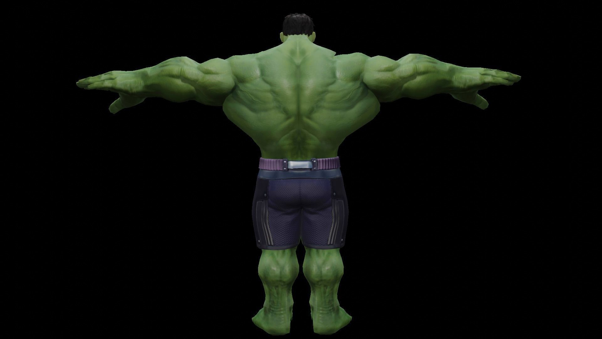 Hulk 3D Character Model 3D model_5