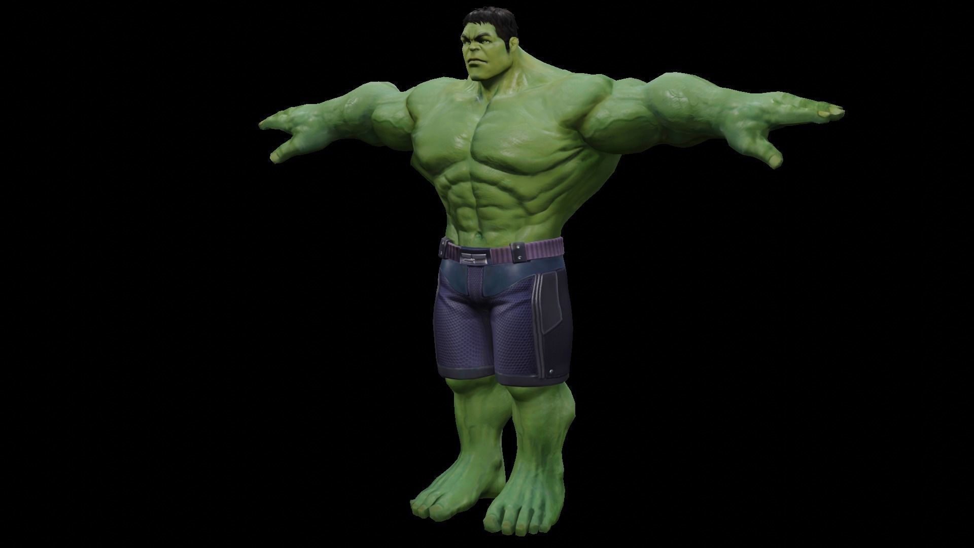 Hulk 3D Character Model 3D model_1
