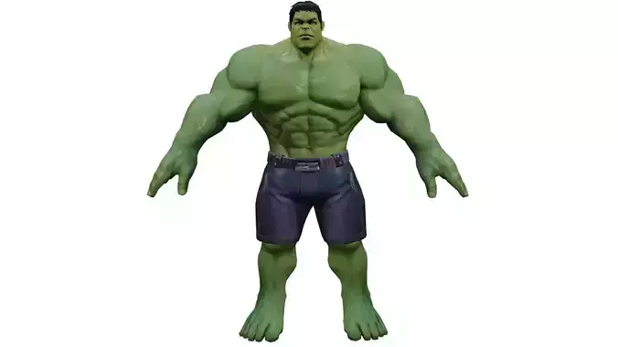 Hulk 3D Character Model 3D model