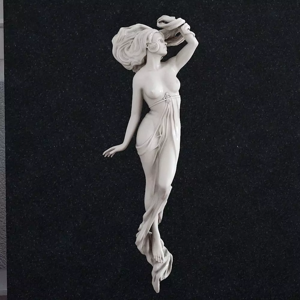 Deva Woman goddess muza 4 3D print model_0