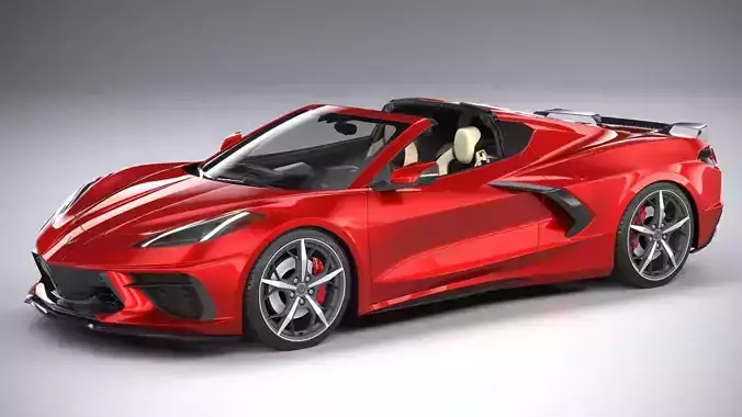 Chevrolet Corvette C8 Stingray CG 2020 3D model