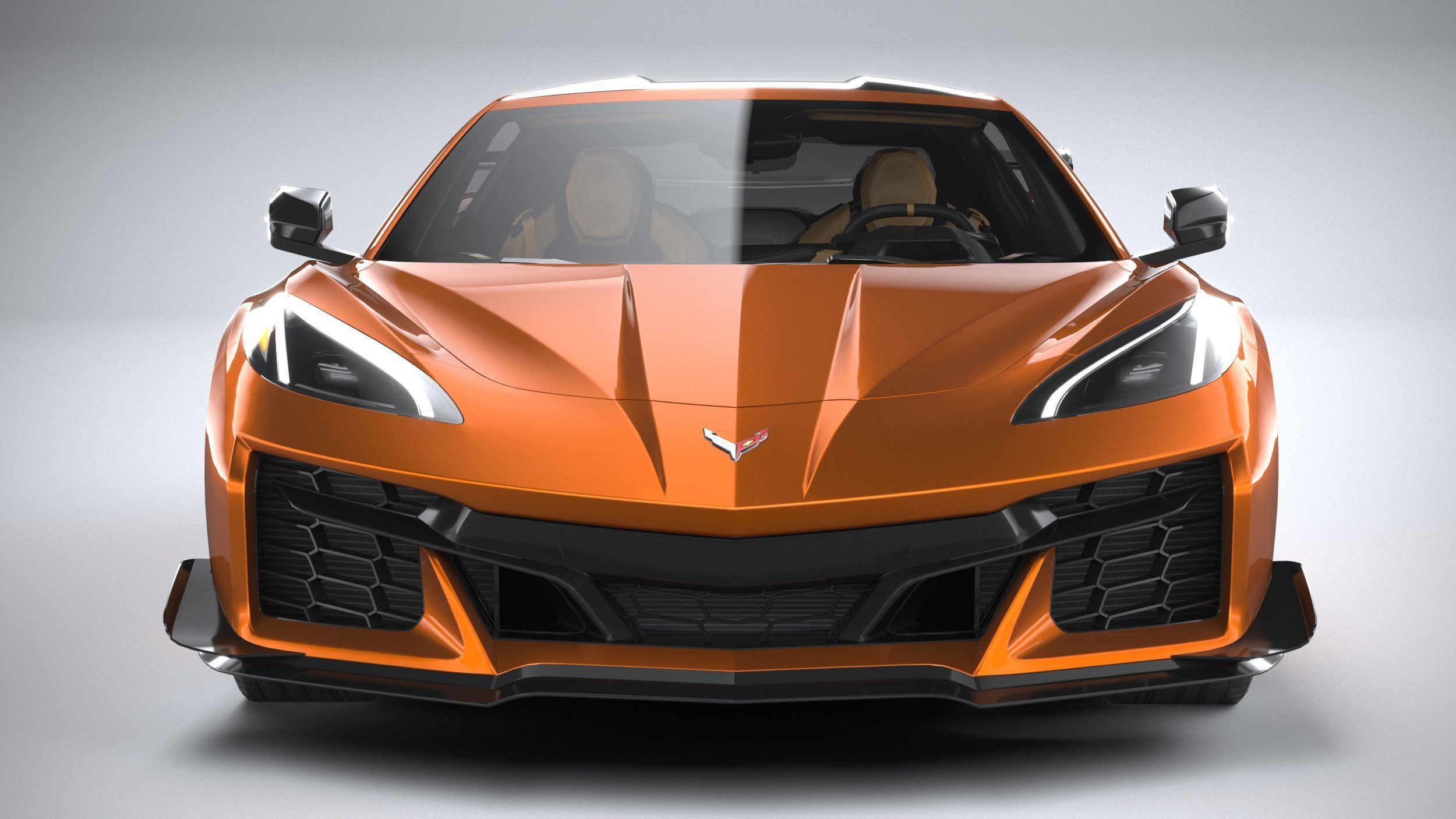 Chevrolet Corvette C8 Z06 CG 2023 lowpoly 3D model_13