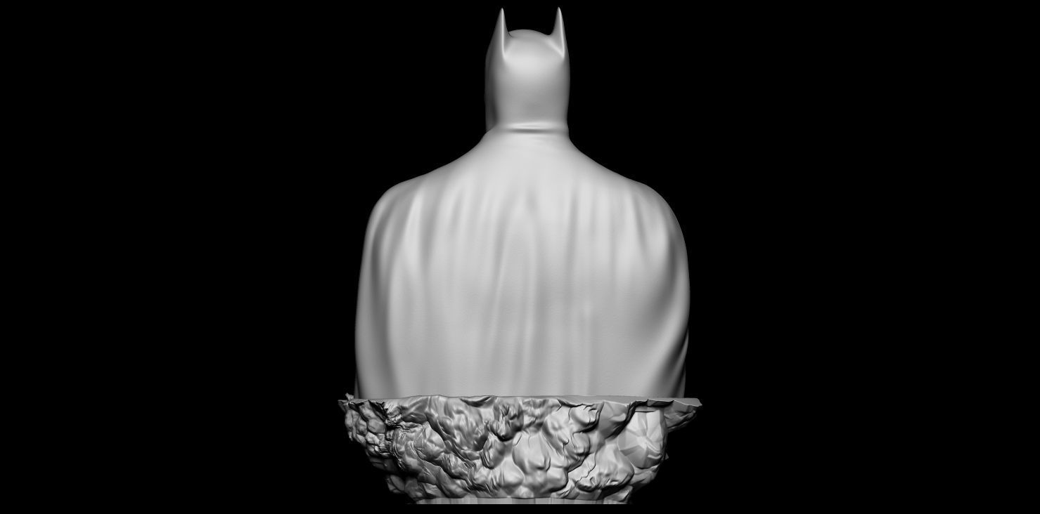 Fan Art Batman - BUST  3D print model_3