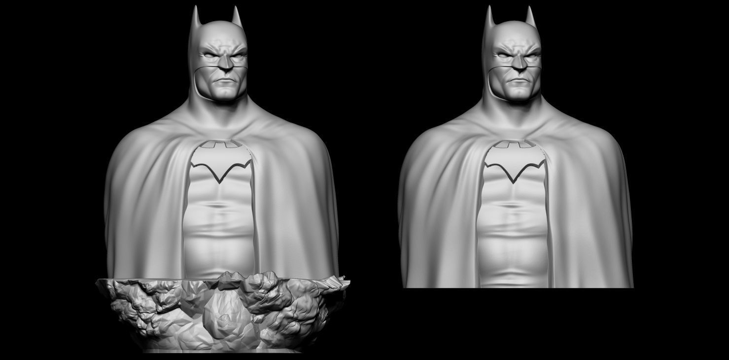 Fan Art Batman - BUST  3D print model_6