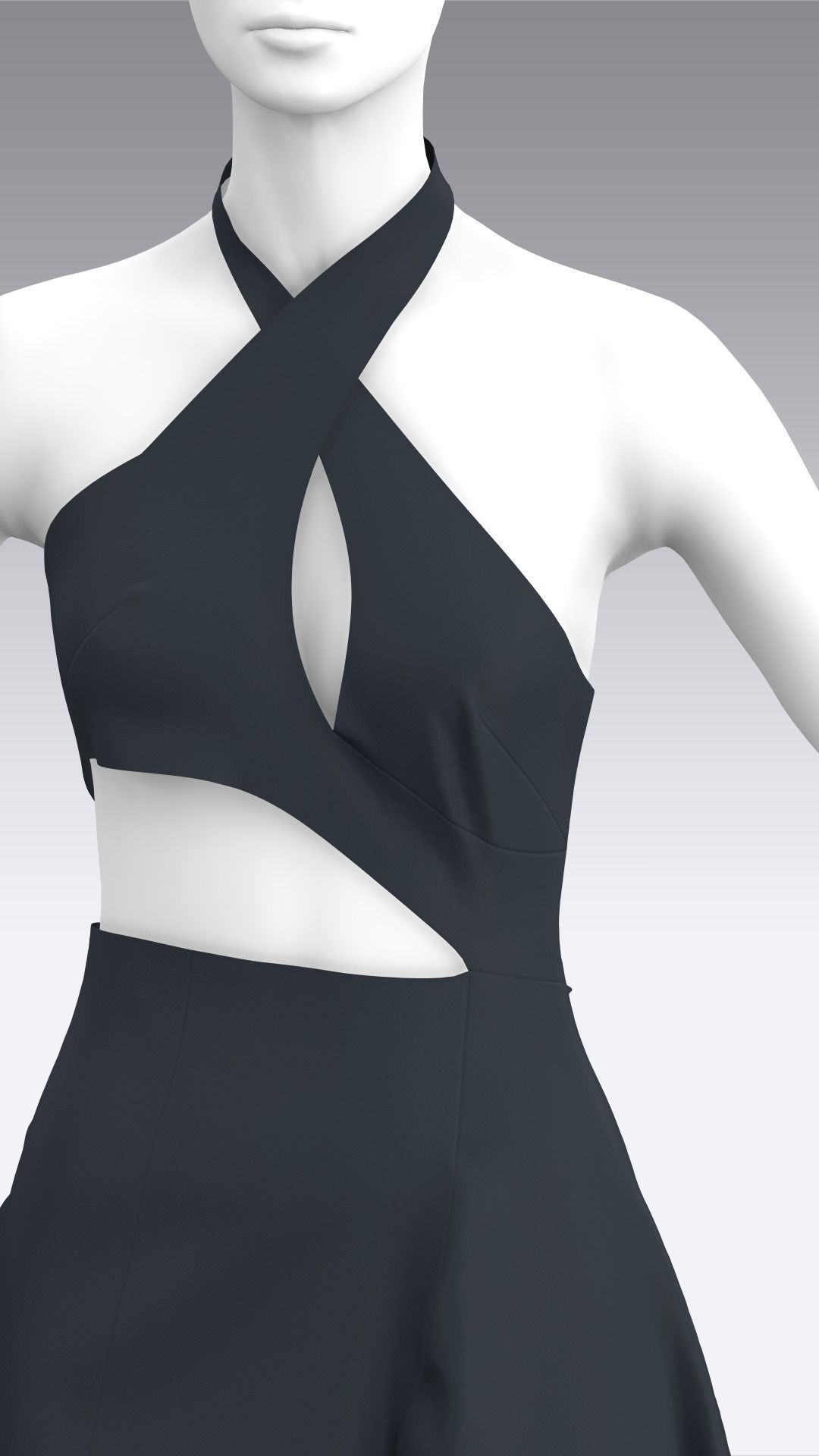 Dress Outfits MD CLO 3D ZPRJ ZPAC project files 3D model_29