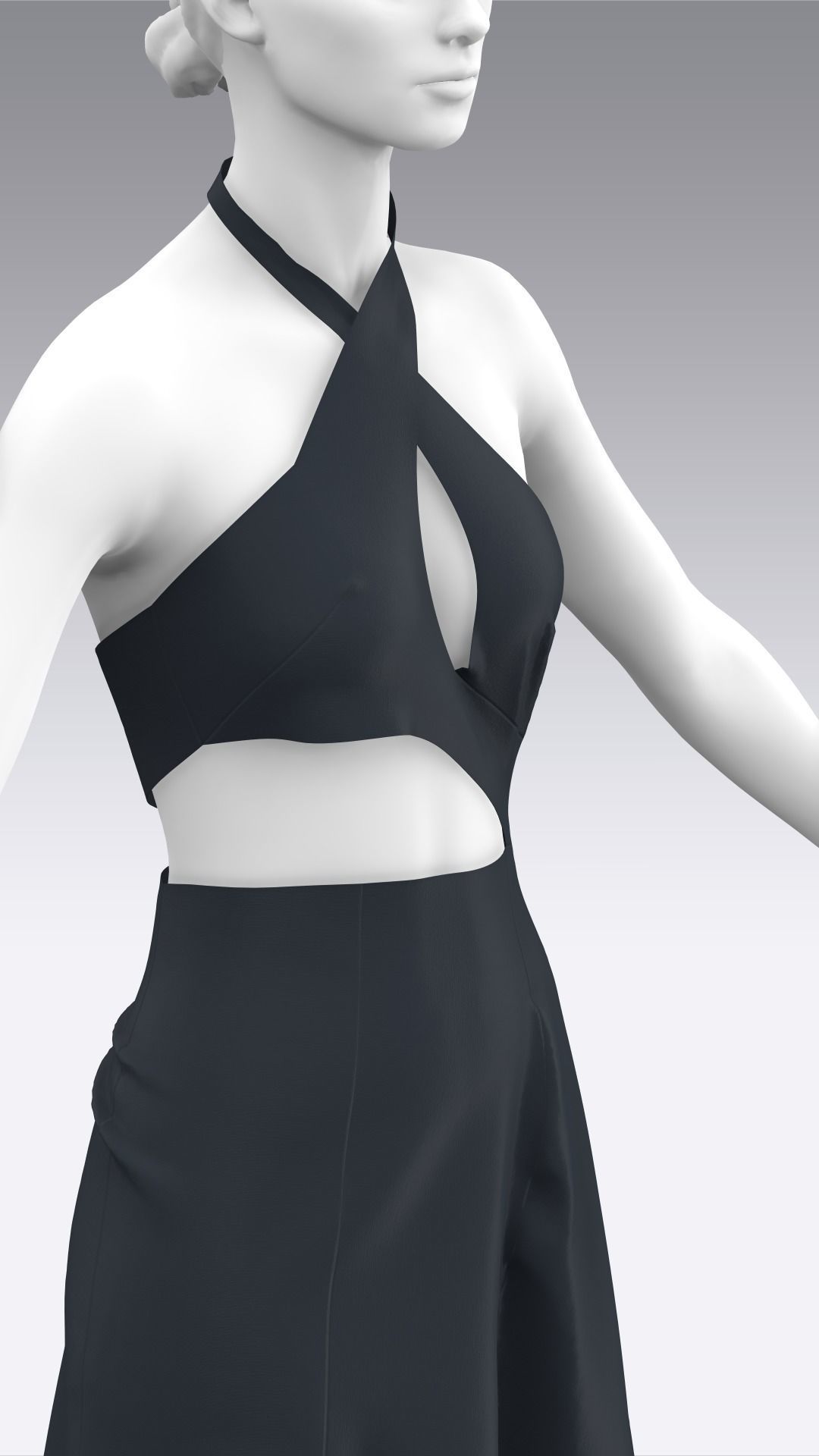 Dress Outfits MD CLO 3D ZPRJ ZPAC project files 3D model_31