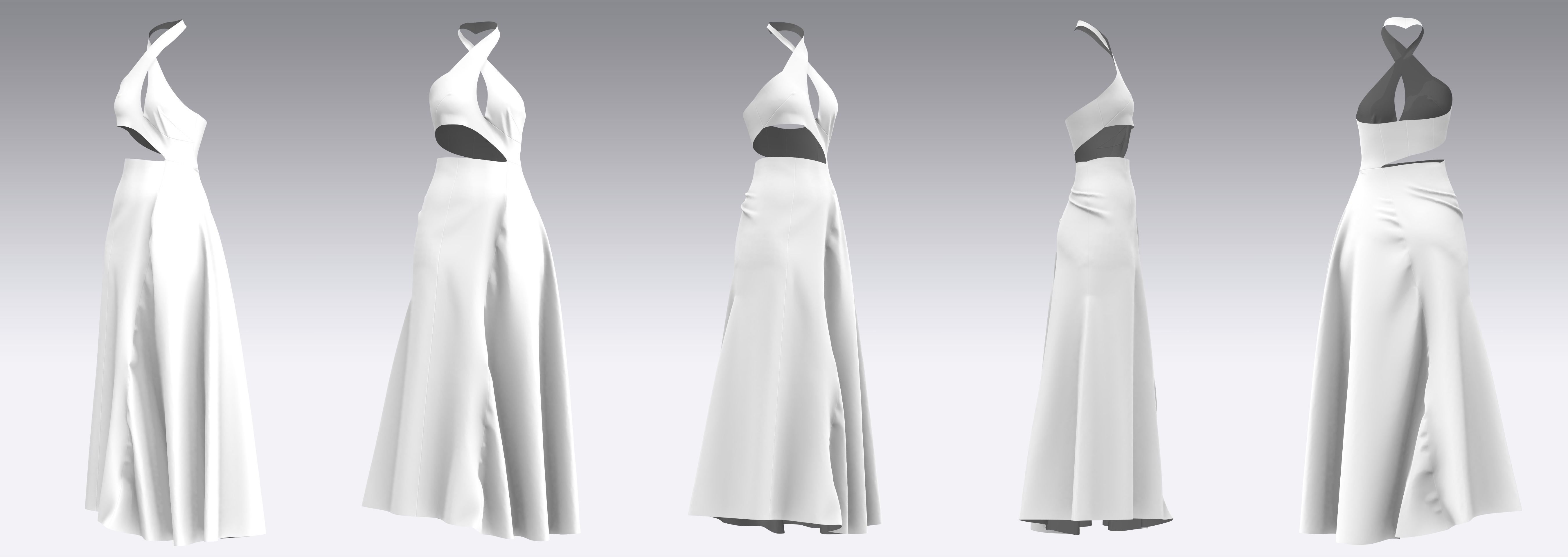 Dress Outfits MD CLO 3D ZPRJ ZPAC project files 3D model_6