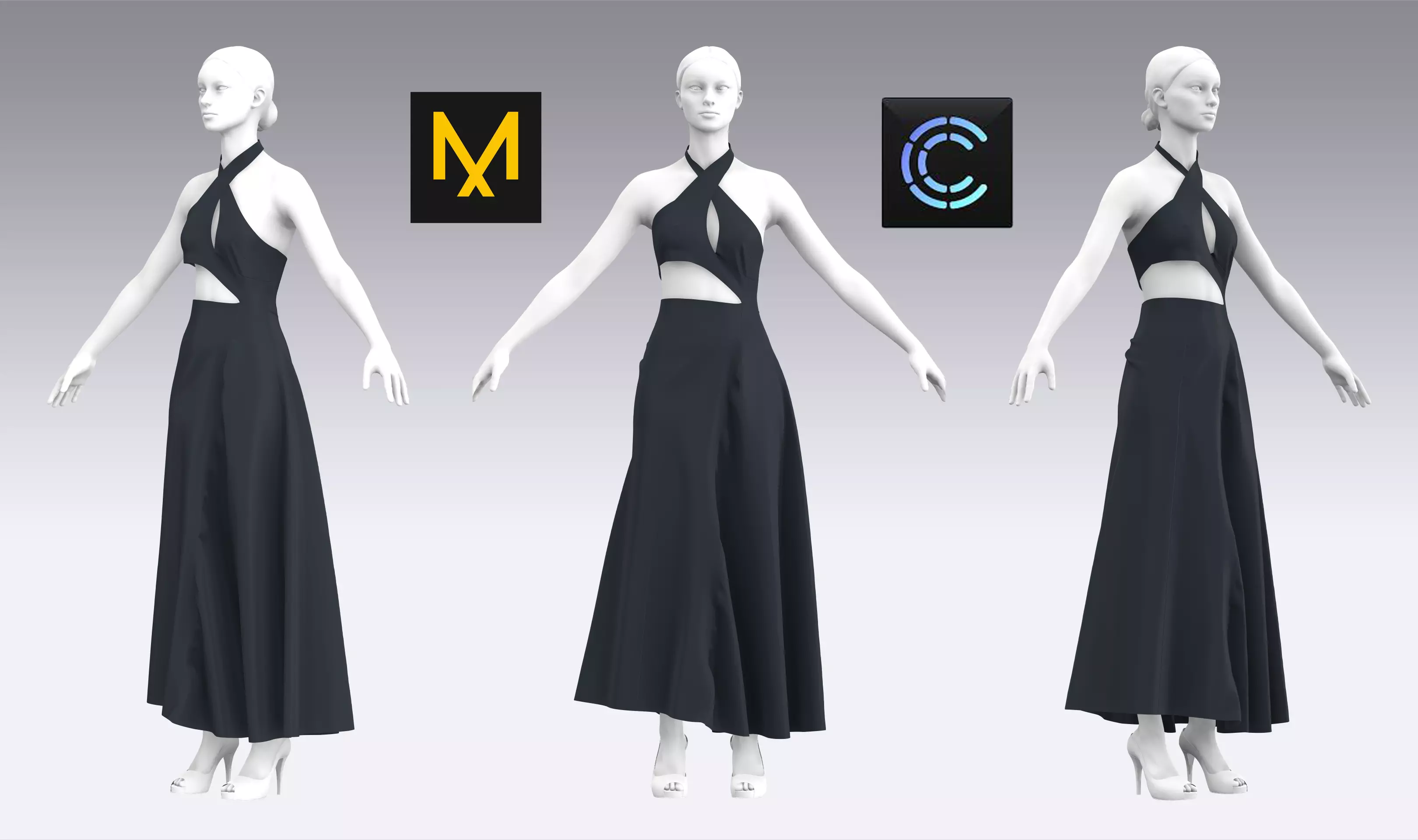 Dress Outfits MD CLO 3D ZPRJ ZPAC project files 3D model_0