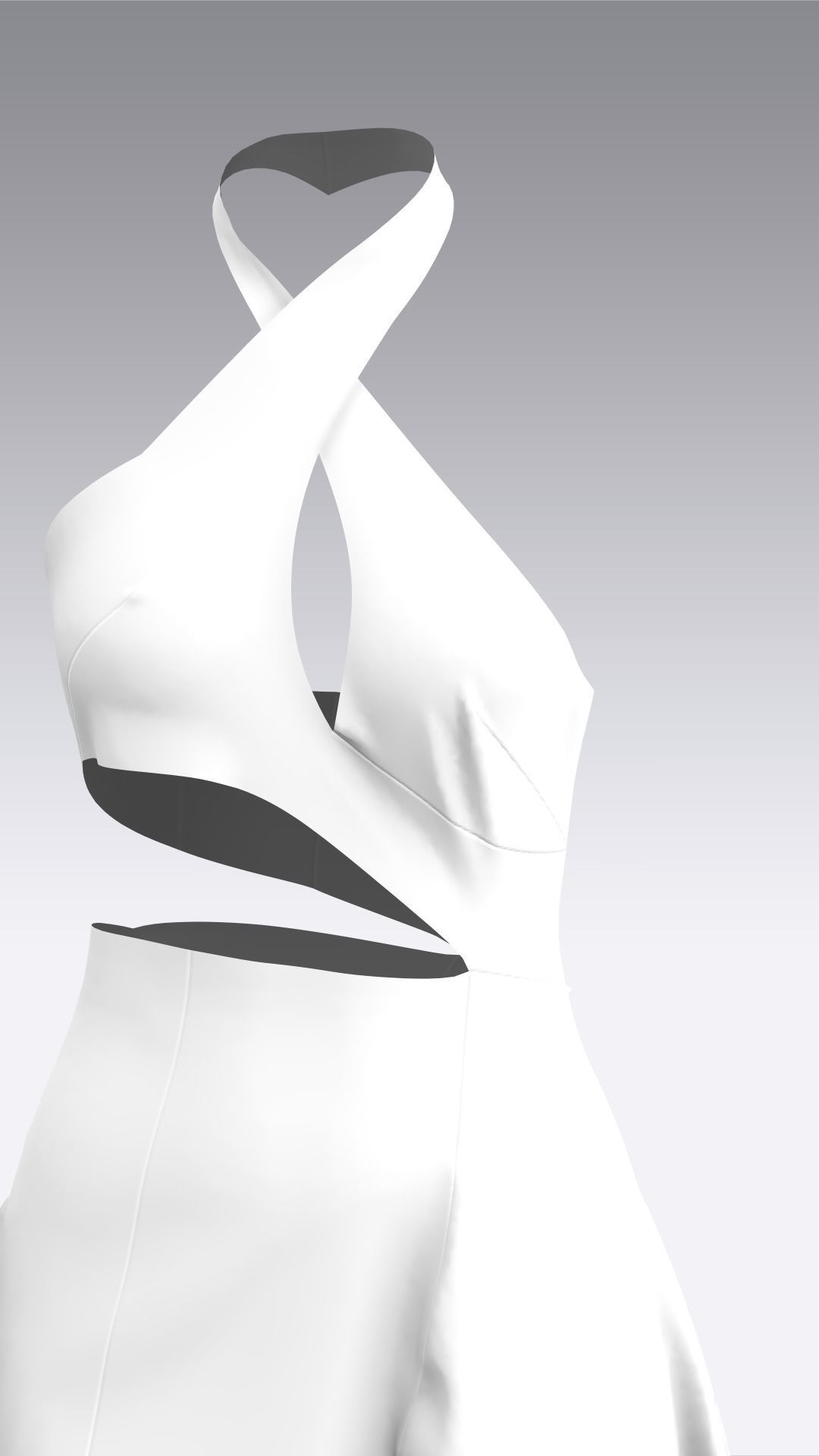 Dress Outfits MD CLO 3D ZPRJ ZPAC project files 3D model_34