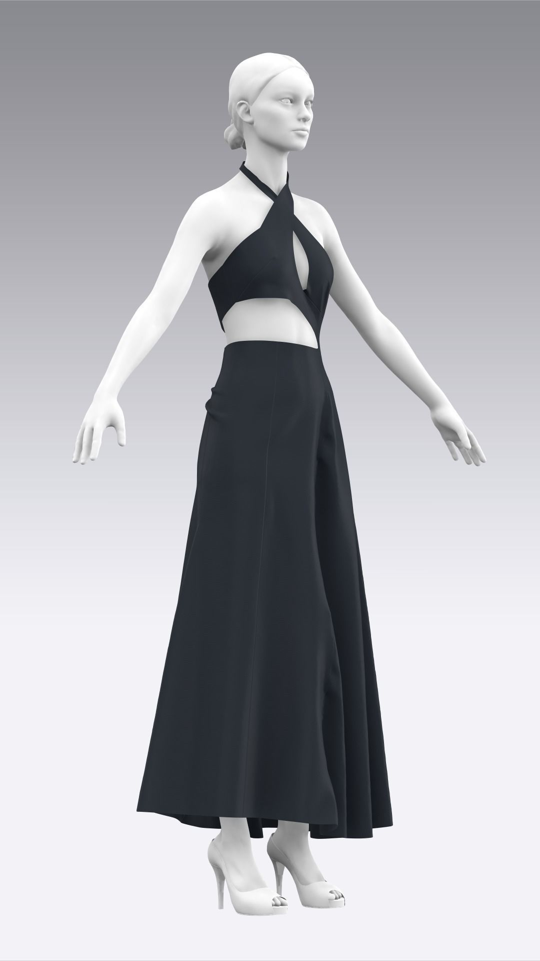 Dress Outfits MD CLO 3D ZPRJ ZPAC project files 3D model_11