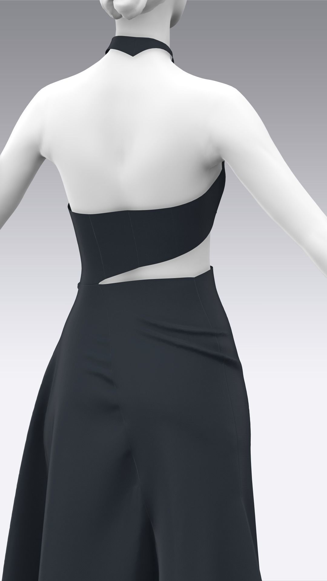 Dress Outfits MD CLO 3D ZPRJ ZPAC project files 3D model_30