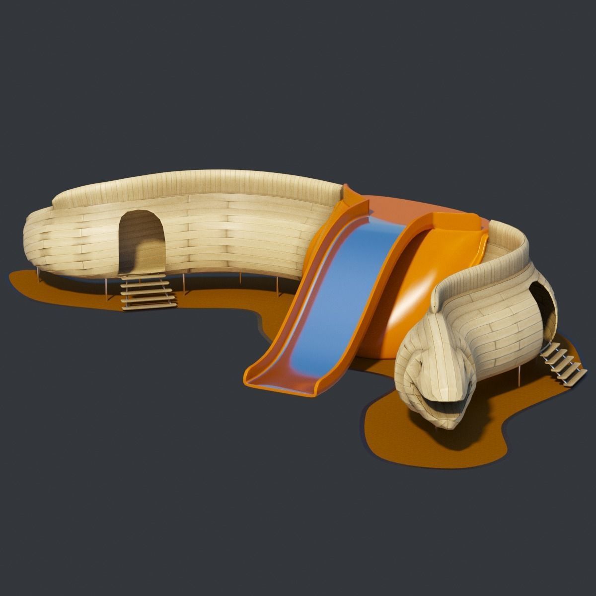 Murena playground 3D model_1