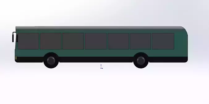bus 3d model 3D model