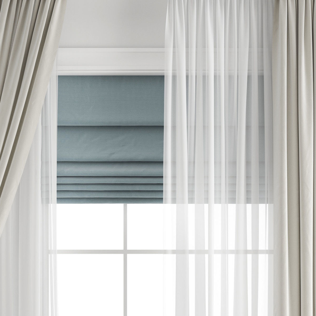 curtain 447 3D model_5