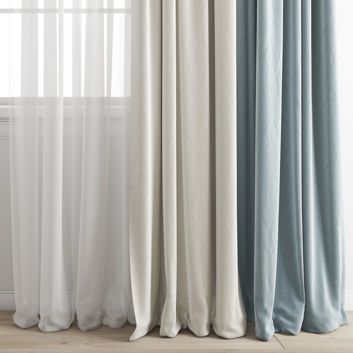 curtain 447 3D model_9