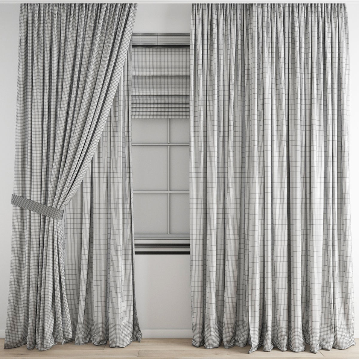 curtain 447 3D model_6