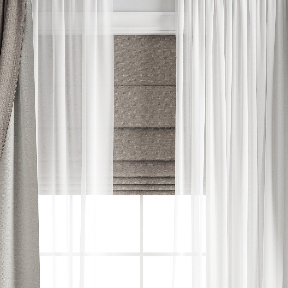 curtain 448 3D model_4