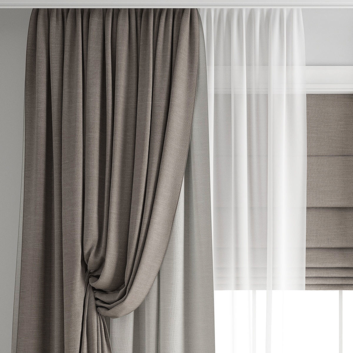 curtain 448 3D model_6