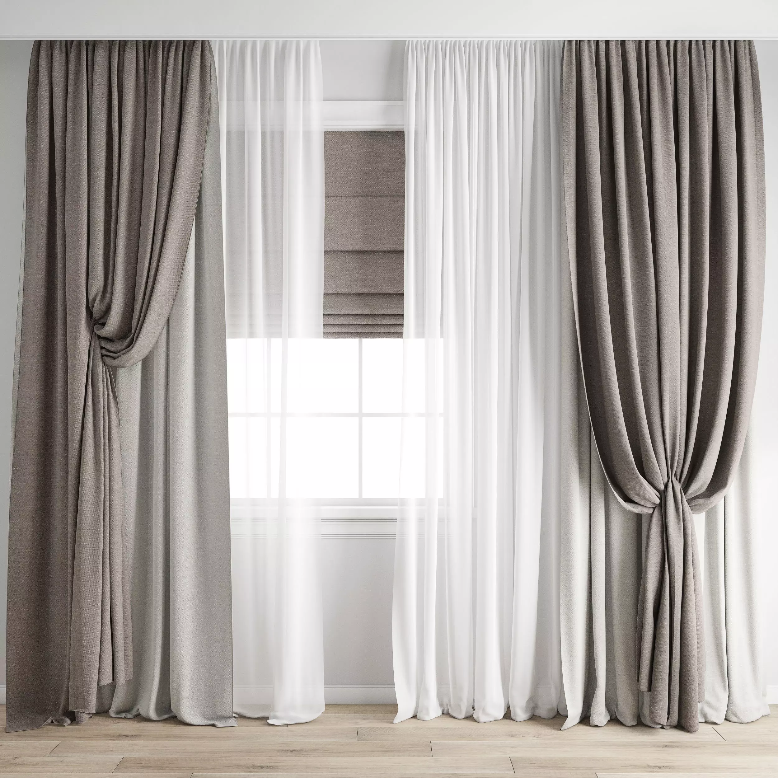 curtain 448 3D model_0
