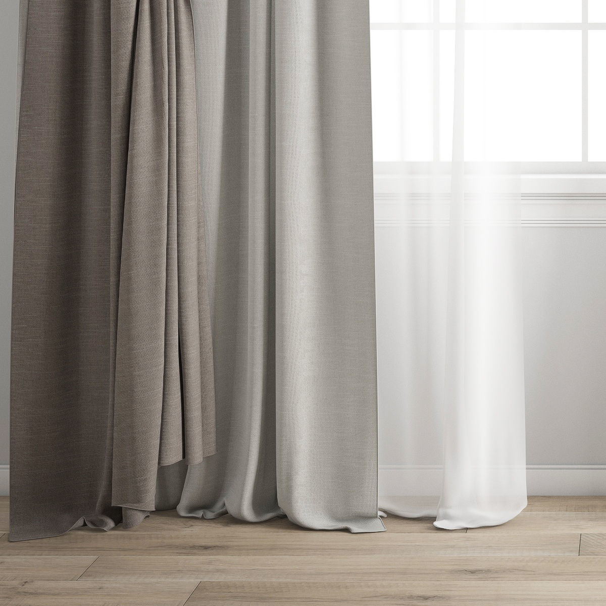 curtain 448 3D model_7