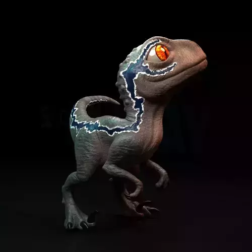 The Baby Blue - Baby Raptor Baby Dinosaur 