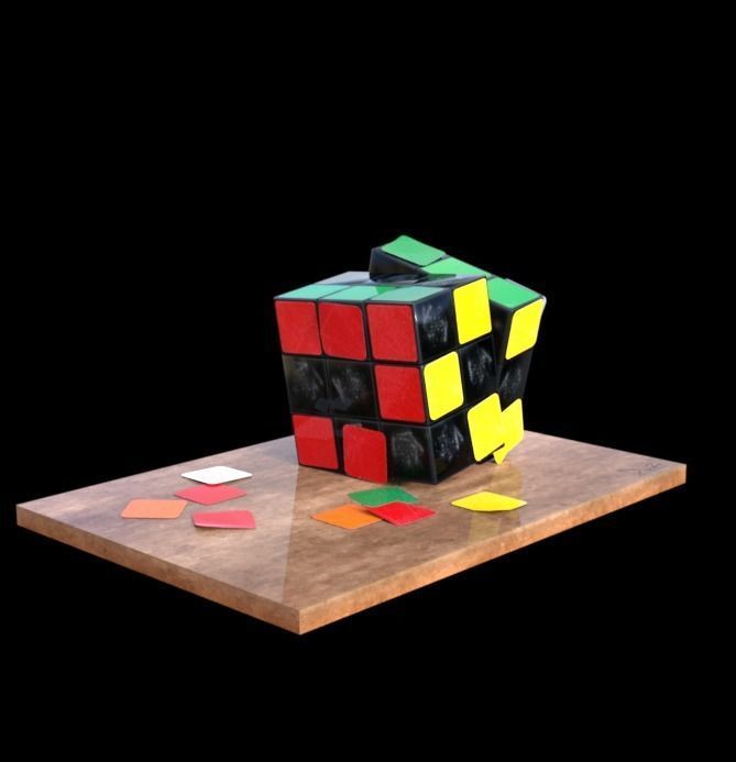 rubiks rube  3D model_1