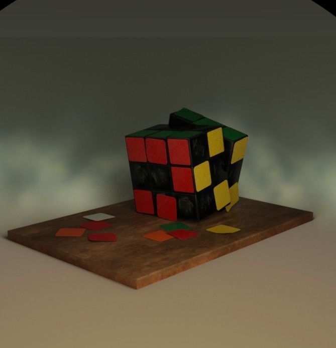 rubiks rube  3D model_2