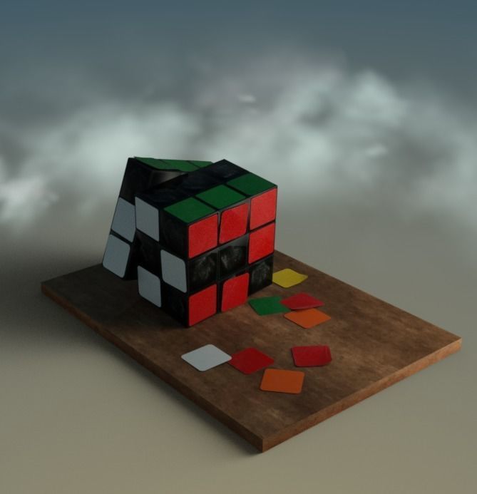 rubiks rube  3D model_3