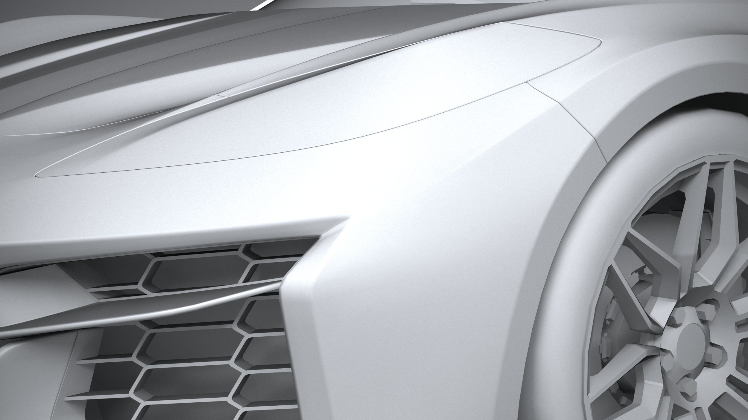 Chevrolet Corvette C8 Z06 Convertible CG 2023 lowpoly 3D model_23