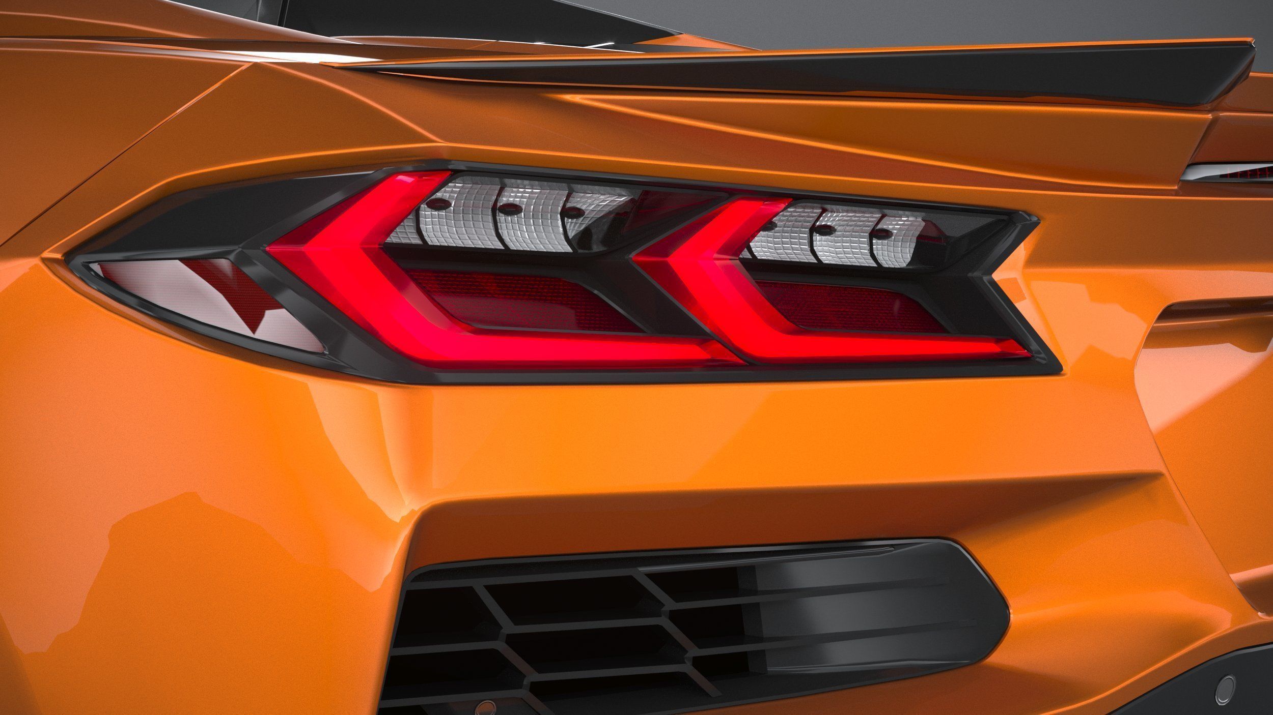 Chevrolet Corvette C8 Z06 Convertible CG 2023 lowpoly 3D model_15