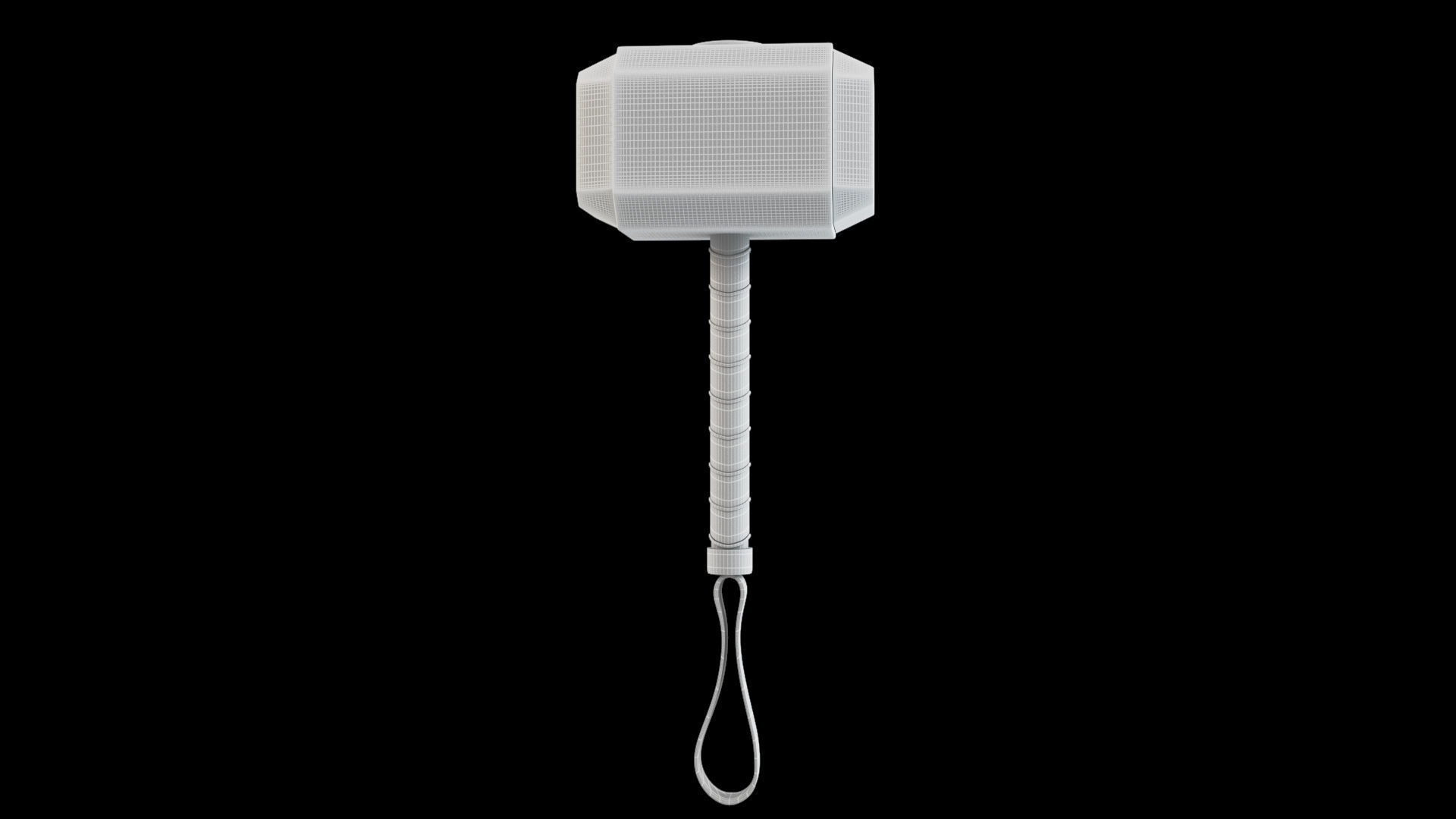 Mjolnir - Thor Hammer 3D model_5